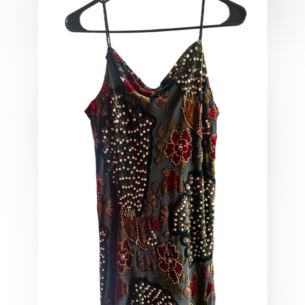 Vintage Lucy’s Silk 90s Dress, Sequin Dress